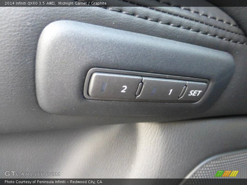 Midnight Garnet / Graphite 2014 Infiniti QX60 3.5 AWD