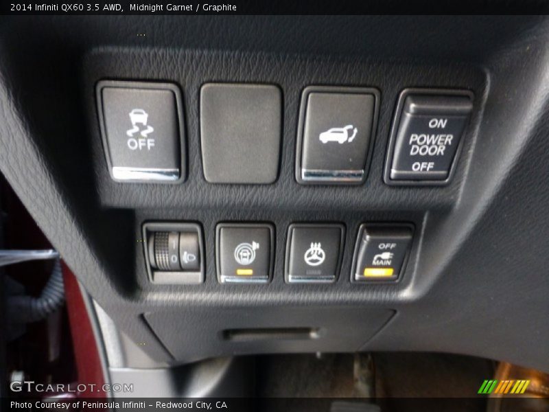 Midnight Garnet / Graphite 2014 Infiniti QX60 3.5 AWD