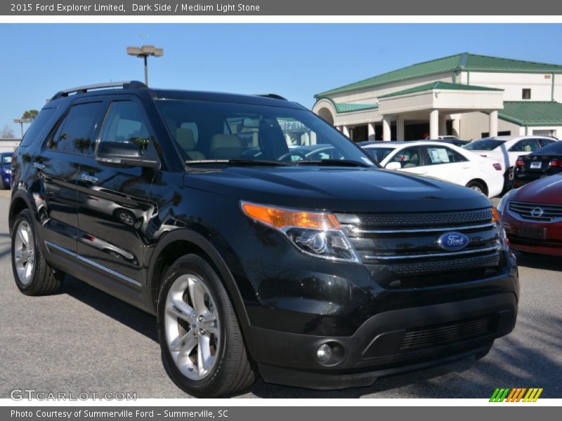 Dark Side / Medium Light Stone 2015 Ford Explorer Limited