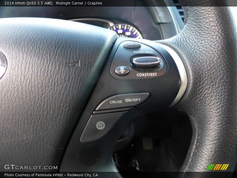 Midnight Garnet / Graphite 2014 Infiniti QX60 3.5 AWD