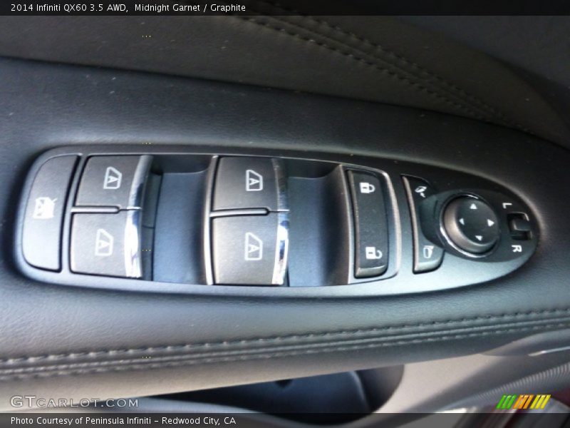 Midnight Garnet / Graphite 2014 Infiniti QX60 3.5 AWD