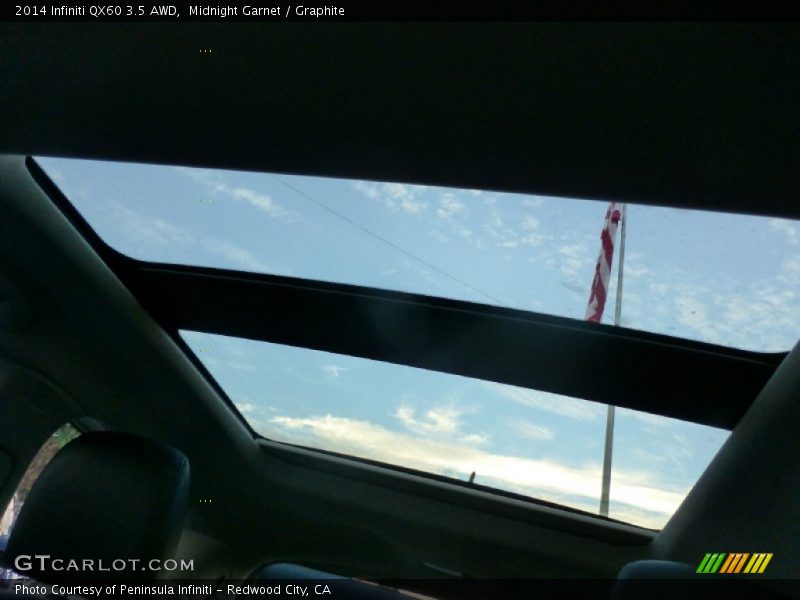 Midnight Garnet / Graphite 2014 Infiniti QX60 3.5 AWD