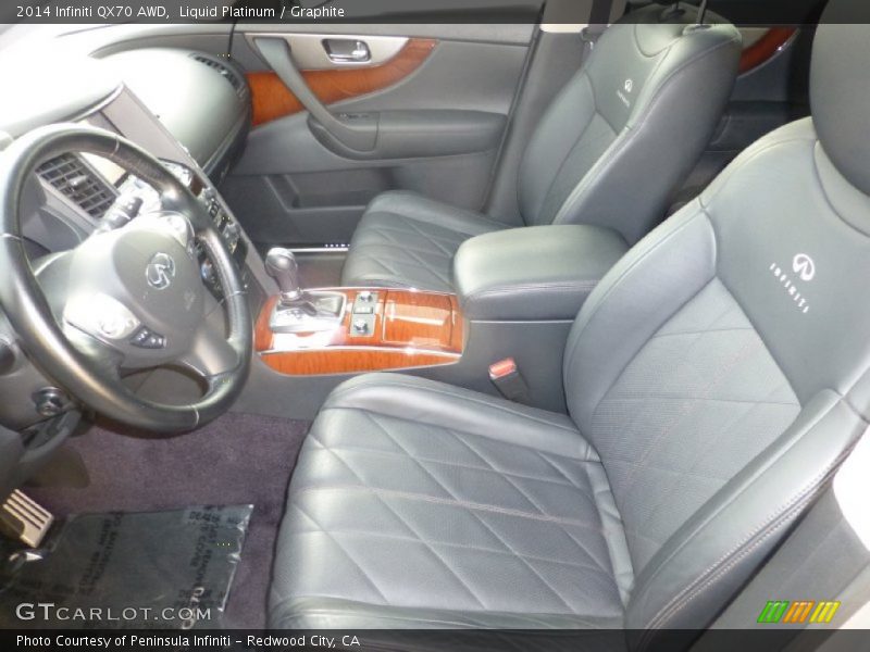  2014 QX70 AWD Graphite Interior