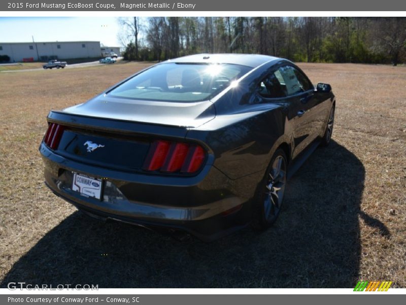 Magnetic Metallic / Ebony 2015 Ford Mustang EcoBoost Coupe