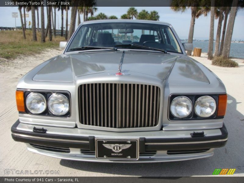 Silver / Black 1990 Bentley Turbo R