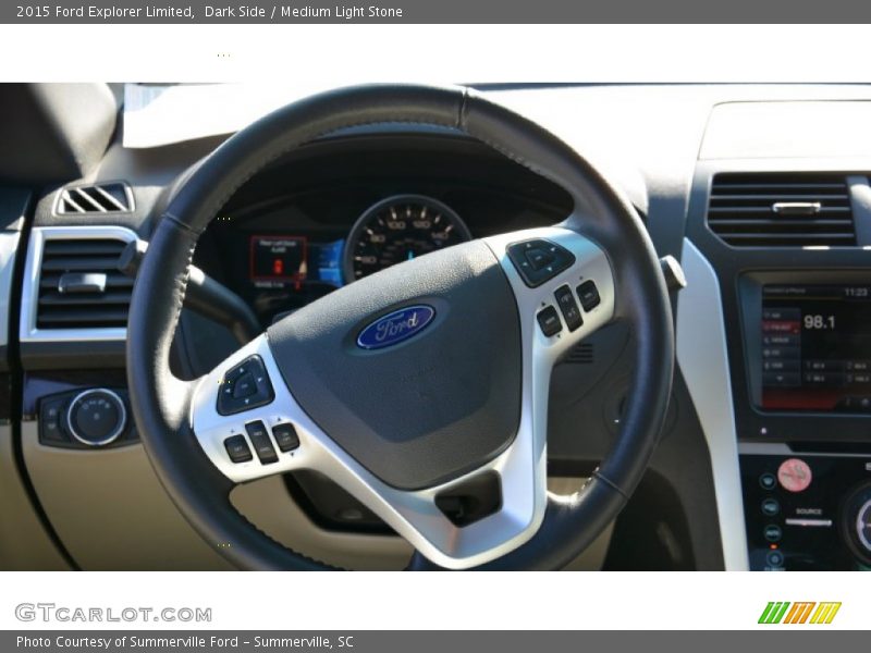 Dark Side / Medium Light Stone 2015 Ford Explorer Limited