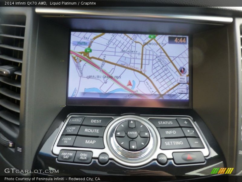 Navigation of 2014 QX70 AWD