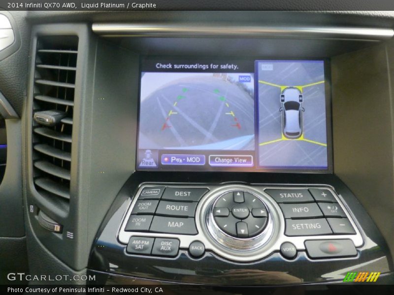 Liquid Platinum / Graphite 2014 Infiniti QX70 AWD