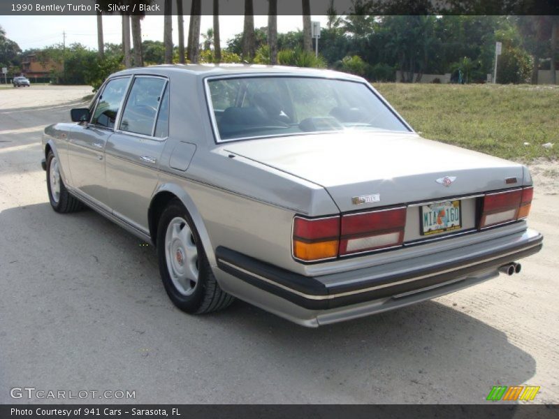 Silver / Black 1990 Bentley Turbo R