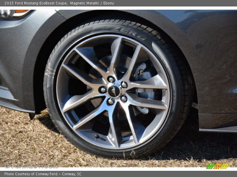Magnetic Metallic / Ebony 2015 Ford Mustang EcoBoost Coupe