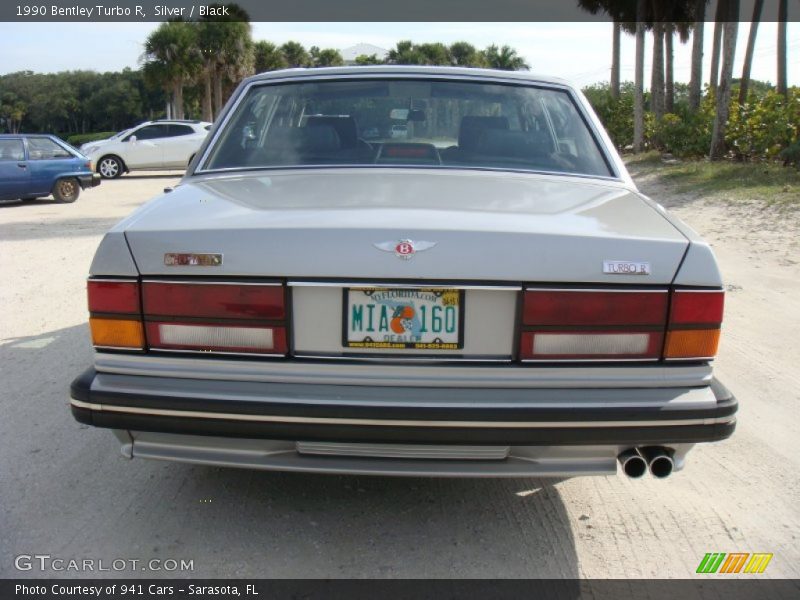 Silver / Black 1990 Bentley Turbo R