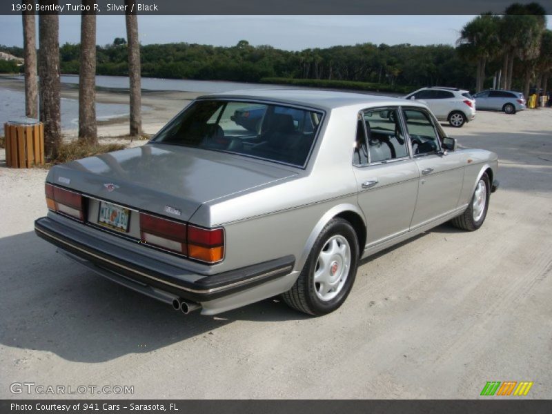 Silver / Black 1990 Bentley Turbo R