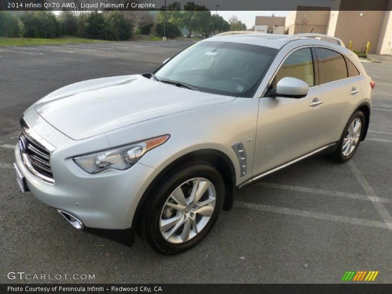 Front 3/4 View of 2014 QX70 AWD