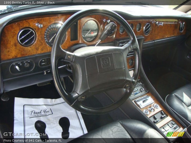 Silver / Black 1990 Bentley Turbo R
