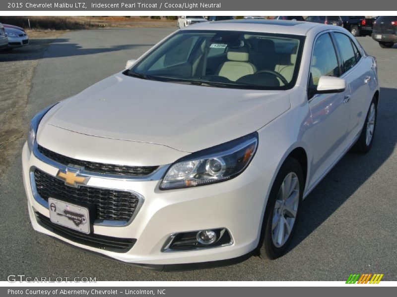 Iridescent Pearl Tricoat / Cocoa/Light Neutral 2015 Chevrolet Malibu LTZ