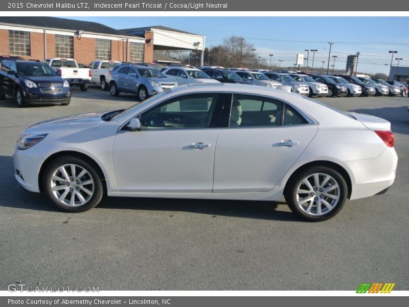 Iridescent Pearl Tricoat / Cocoa/Light Neutral 2015 Chevrolet Malibu LTZ