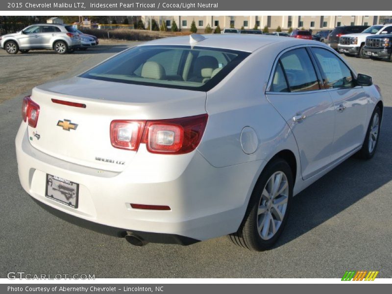 Iridescent Pearl Tricoat / Cocoa/Light Neutral 2015 Chevrolet Malibu LTZ