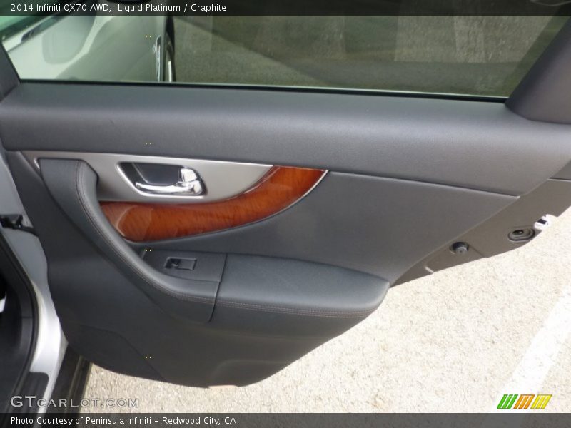 Liquid Platinum / Graphite 2014 Infiniti QX70 AWD