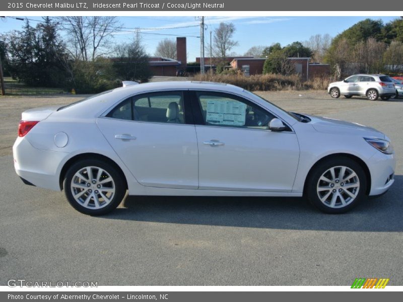 Iridescent Pearl Tricoat / Cocoa/Light Neutral 2015 Chevrolet Malibu LTZ