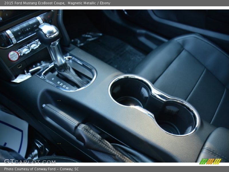Magnetic Metallic / Ebony 2015 Ford Mustang EcoBoost Coupe