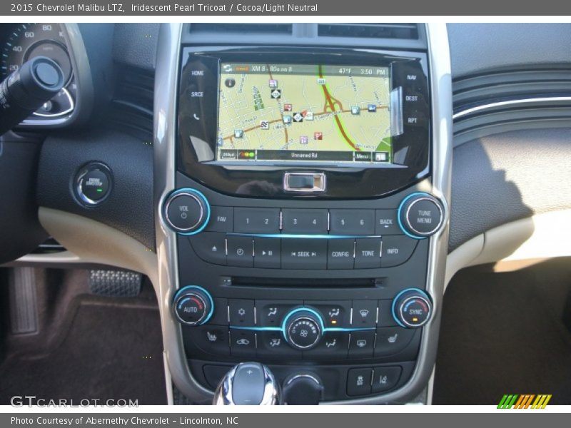 Iridescent Pearl Tricoat / Cocoa/Light Neutral 2015 Chevrolet Malibu LTZ