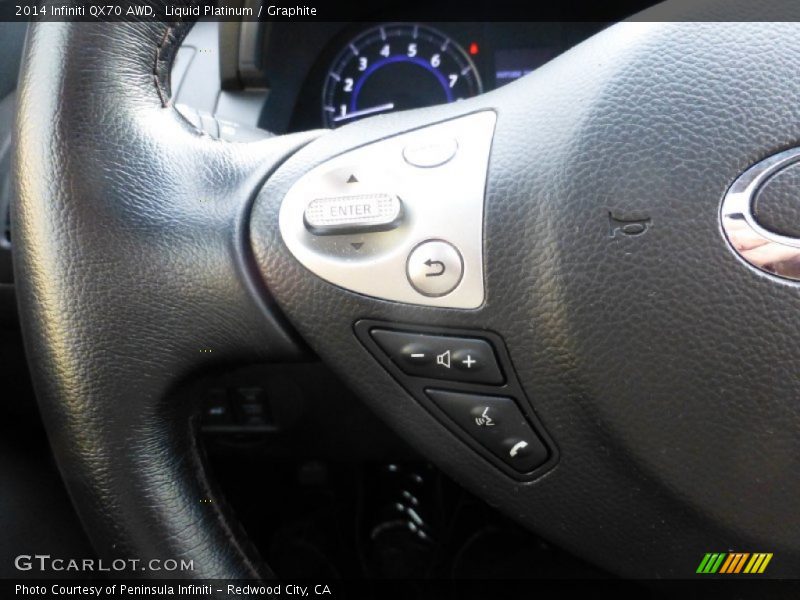 Controls of 2014 QX70 AWD