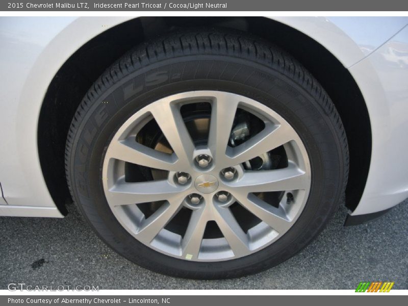 Iridescent Pearl Tricoat / Cocoa/Light Neutral 2015 Chevrolet Malibu LTZ