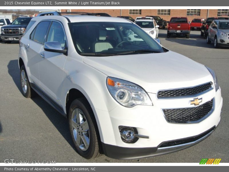 Summit White / Light Titanium/Jet Black 2015 Chevrolet Equinox LTZ