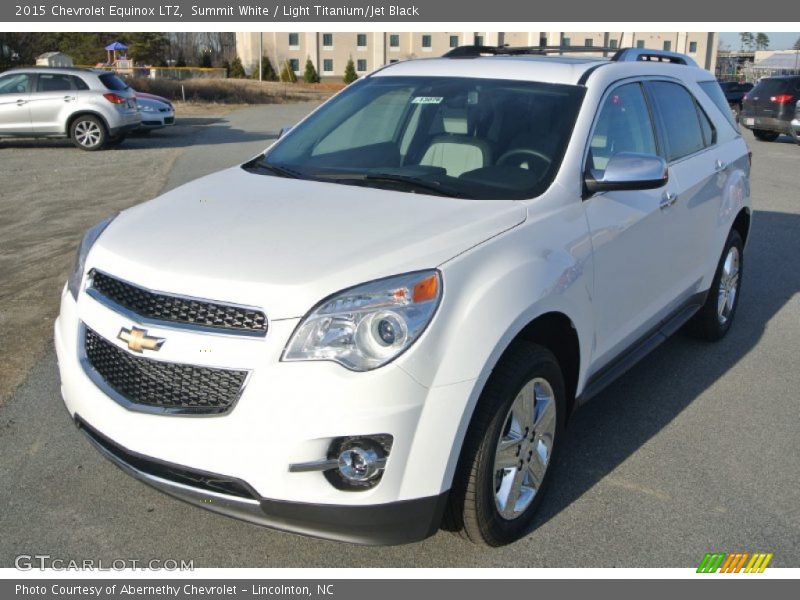 Summit White / Light Titanium/Jet Black 2015 Chevrolet Equinox LTZ