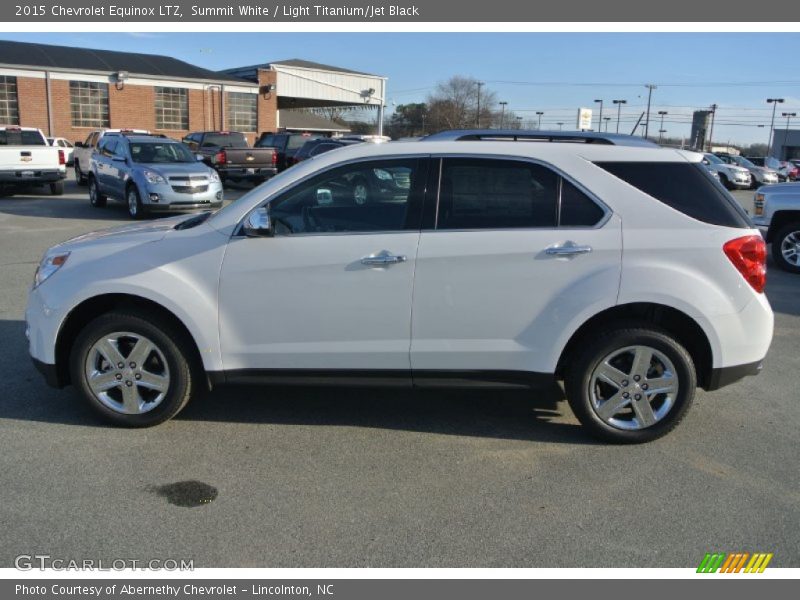 Summit White / Light Titanium/Jet Black 2015 Chevrolet Equinox LTZ