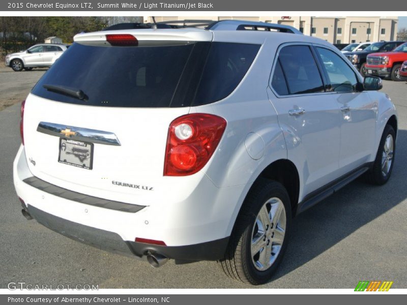 Summit White / Light Titanium/Jet Black 2015 Chevrolet Equinox LTZ
