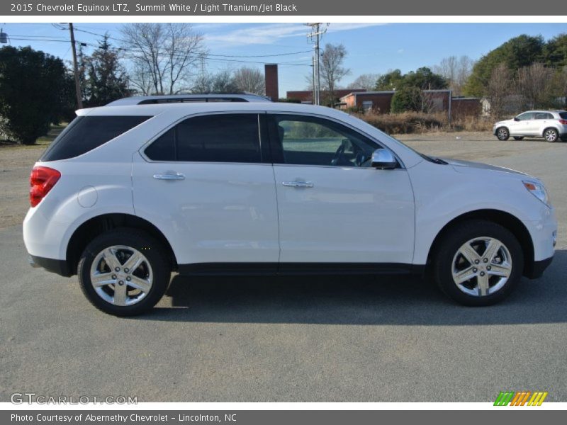 Summit White / Light Titanium/Jet Black 2015 Chevrolet Equinox LTZ