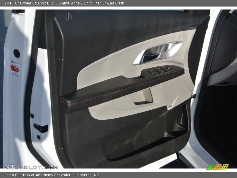 Summit White / Light Titanium/Jet Black 2015 Chevrolet Equinox LTZ