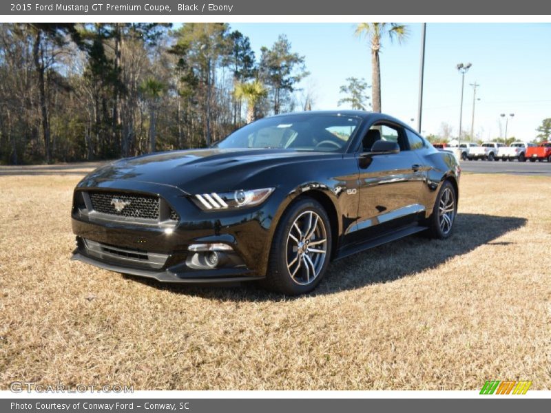 Black / Ebony 2015 Ford Mustang GT Premium Coupe