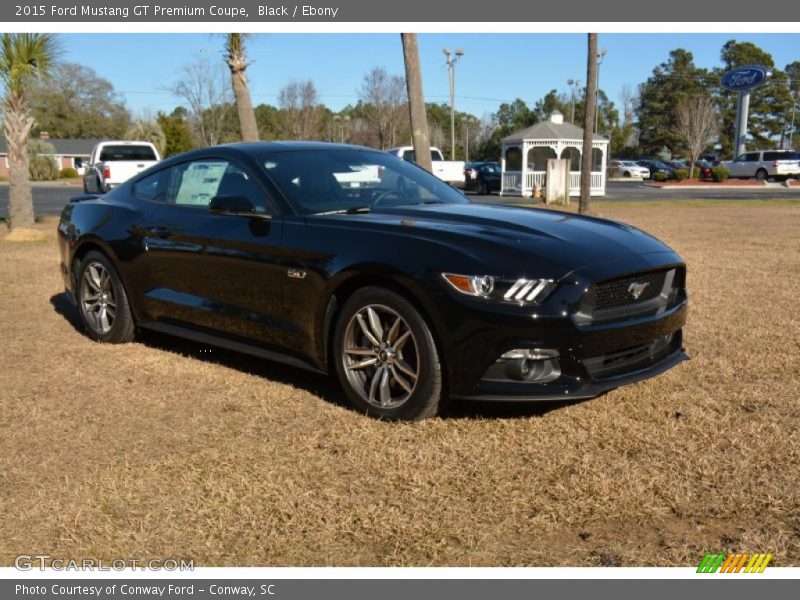 Black / Ebony 2015 Ford Mustang GT Premium Coupe