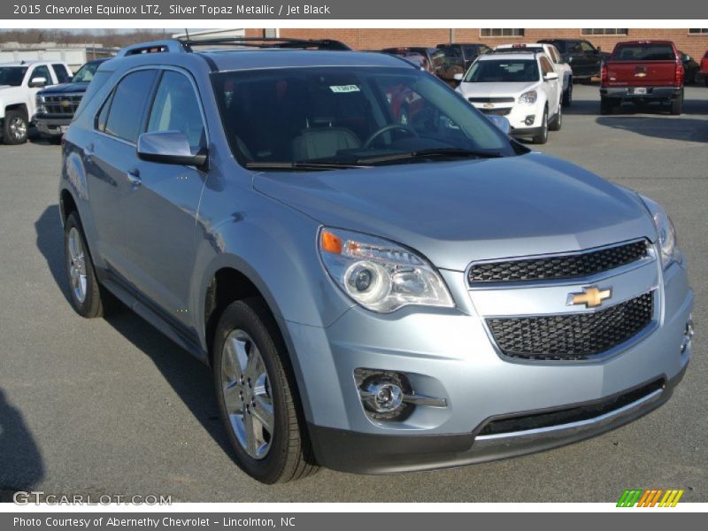 Silver Topaz Metallic / Jet Black 2015 Chevrolet Equinox LTZ