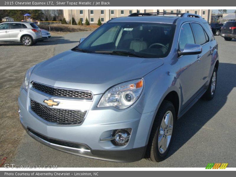 Silver Topaz Metallic / Jet Black 2015 Chevrolet Equinox LTZ