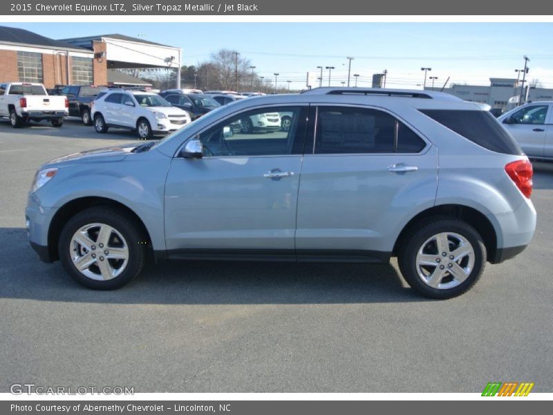 Silver Topaz Metallic / Jet Black 2015 Chevrolet Equinox LTZ