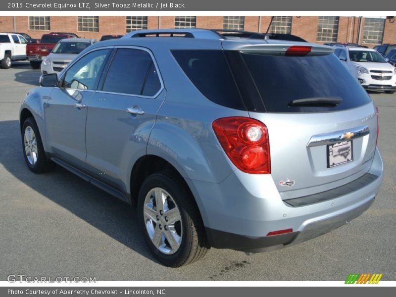 Silver Topaz Metallic / Jet Black 2015 Chevrolet Equinox LTZ