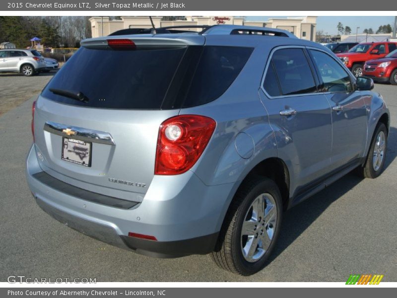 Silver Topaz Metallic / Jet Black 2015 Chevrolet Equinox LTZ