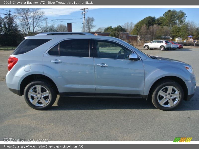 Silver Topaz Metallic / Jet Black 2015 Chevrolet Equinox LTZ