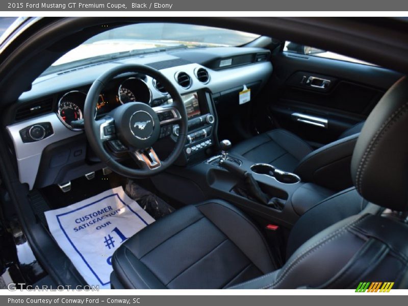 Black / Ebony 2015 Ford Mustang GT Premium Coupe
