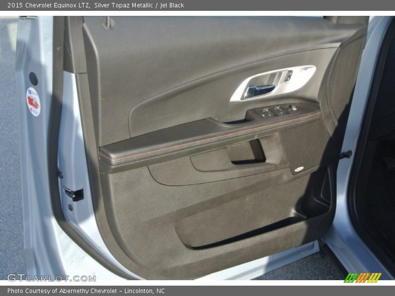 Silver Topaz Metallic / Jet Black 2015 Chevrolet Equinox LTZ