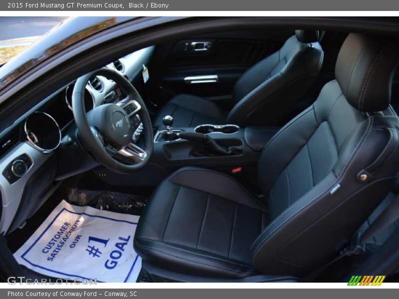 Black / Ebony 2015 Ford Mustang GT Premium Coupe