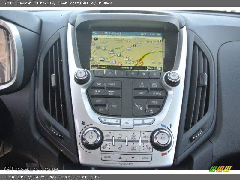 Silver Topaz Metallic / Jet Black 2015 Chevrolet Equinox LTZ