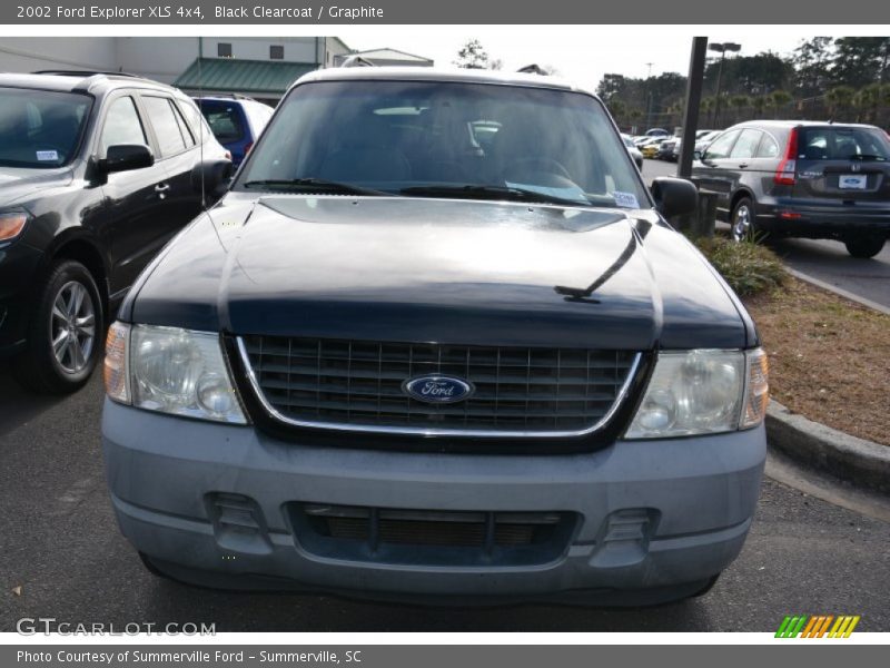 Black Clearcoat / Graphite 2002 Ford Explorer XLS 4x4