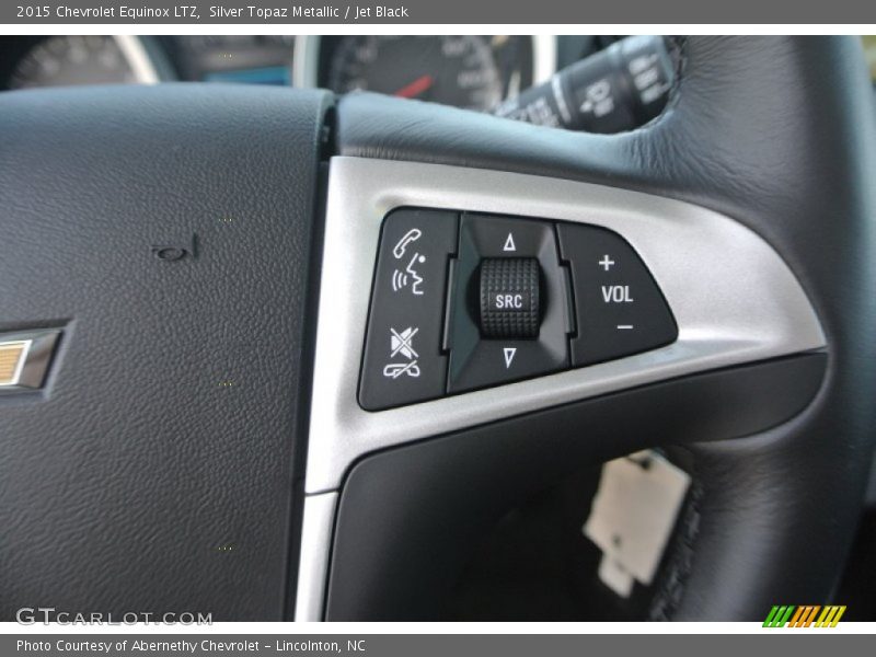 Silver Topaz Metallic / Jet Black 2015 Chevrolet Equinox LTZ