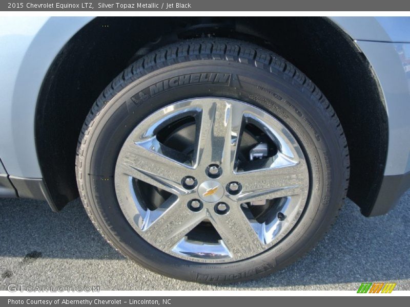 Silver Topaz Metallic / Jet Black 2015 Chevrolet Equinox LTZ