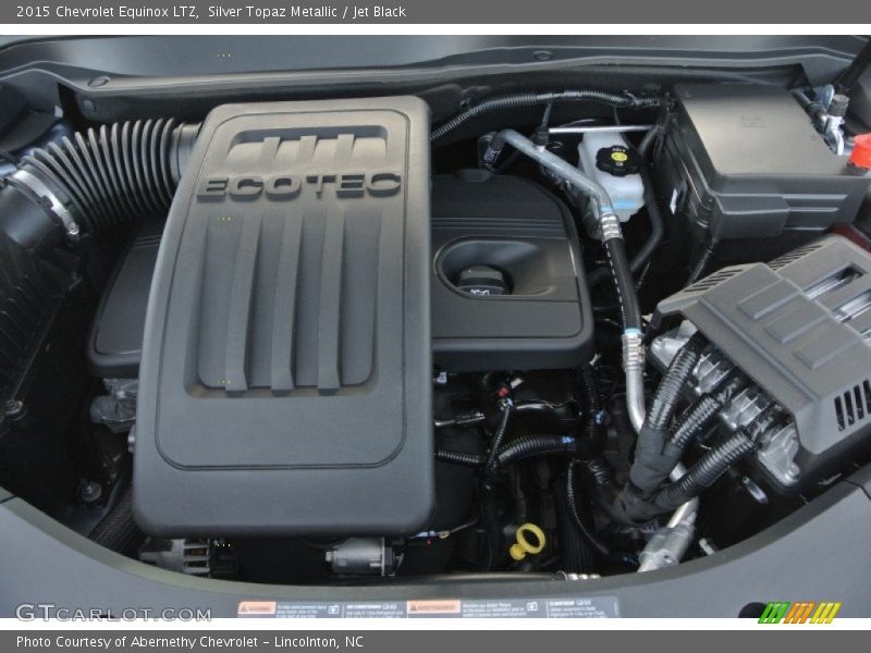 Silver Topaz Metallic / Jet Black 2015 Chevrolet Equinox LTZ