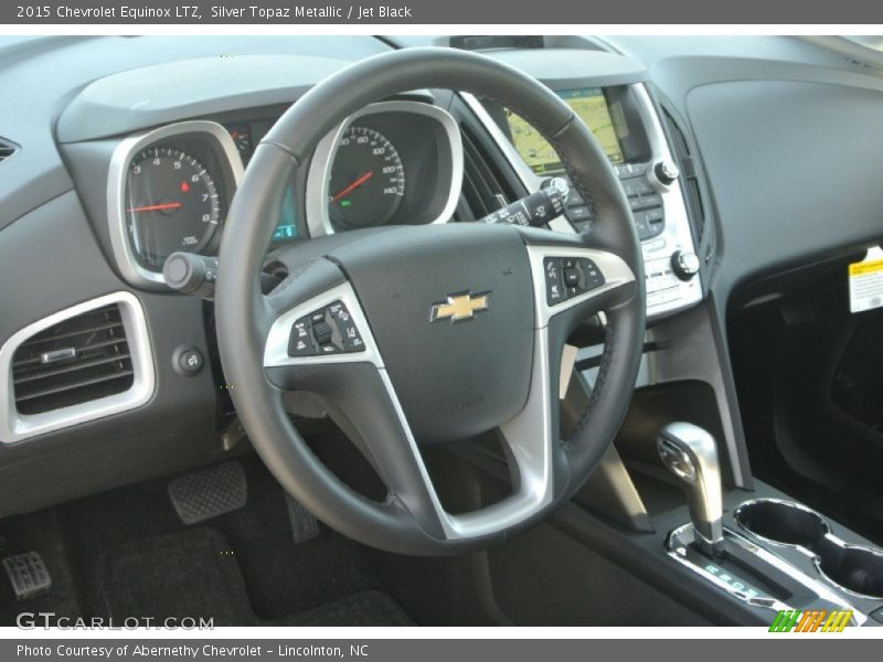 Silver Topaz Metallic / Jet Black 2015 Chevrolet Equinox LTZ